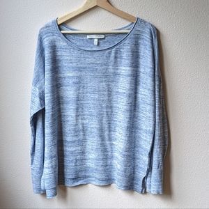 Victoria's Secret - Blue Spacedye Tissue-Weight Boxy Sweater - Women's XL